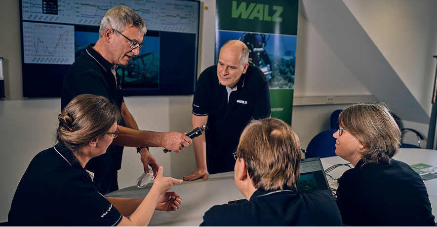 Walz provides free support and software updates for all products. Our scientific staff and engineers provide knowledgeable assistance from operation of our instruments for the very first time, to in-depth hardware and software troubleshooting and guidance.