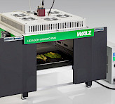 <p>Measuring setup for flat samples</p>