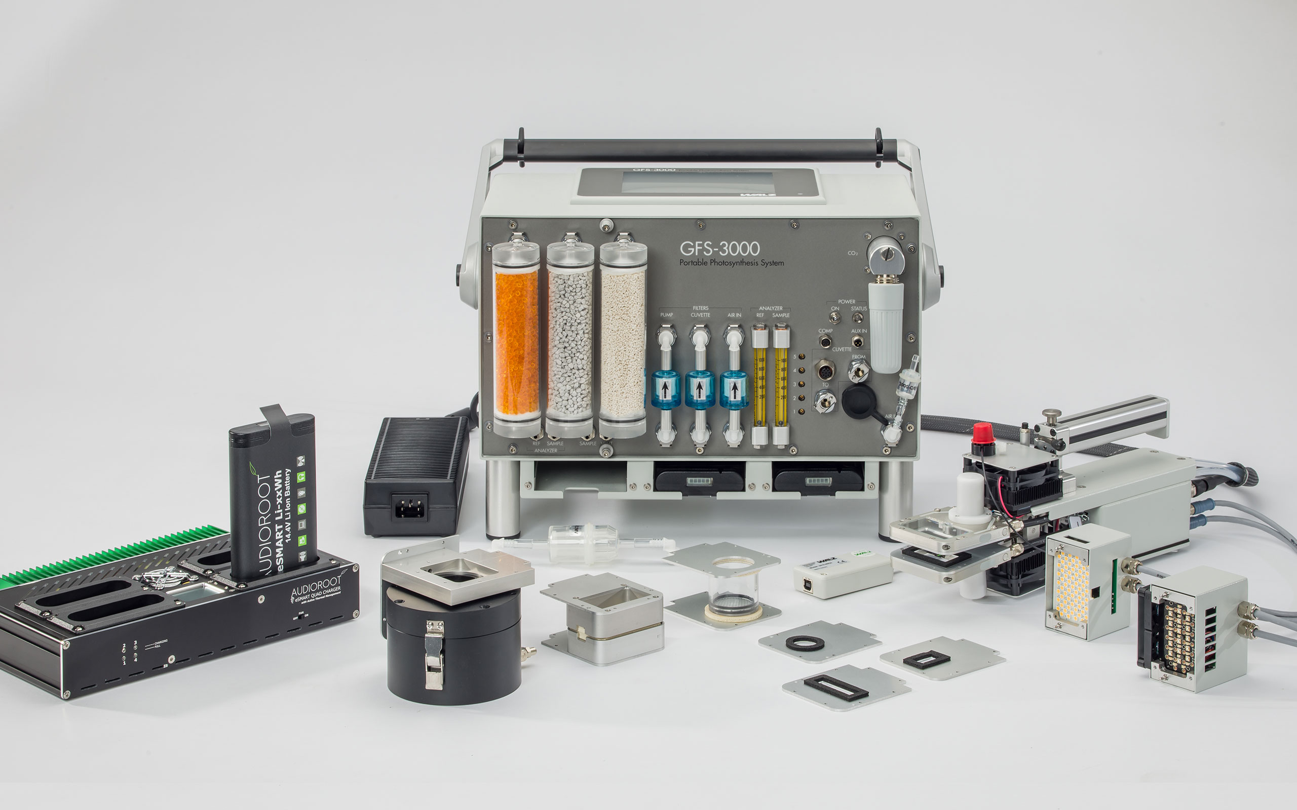 The system can be complimented by a wide range of accessories.