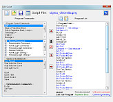 Script files allow to program the time sequence of all commands that can be carried out manually. In this way, complex measuring routines can be automated.