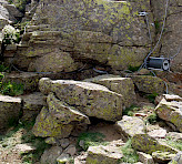 Monitoring of lichen photosynthesis: Sierra de Guadarrama, Spain.<br />Photography by courtesy of Rolf Gademann.
