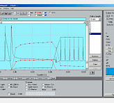 WinControl-2 software: Graphics window with dark-light fluorescence induction and dark recovery.