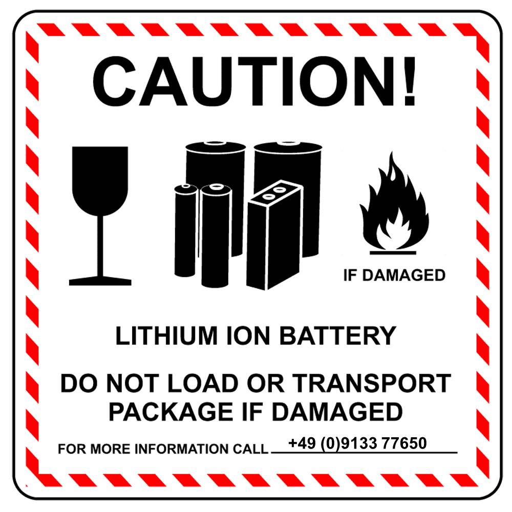 Class 9 Lithium Battery Label Printable Transporting Lithium 