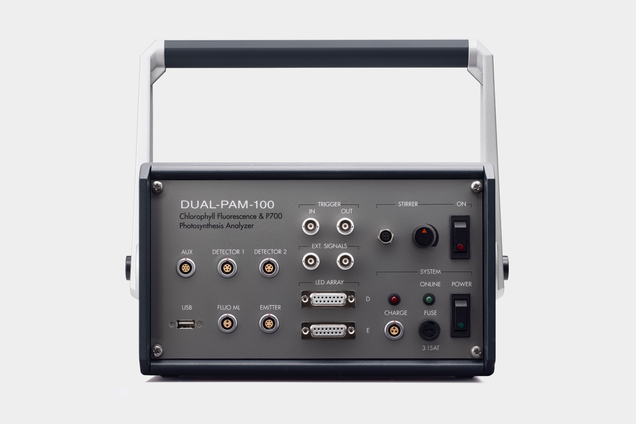 P700 &amp; Chlorophyll Fluorescence Measuring System.