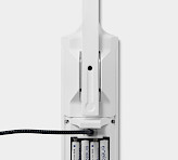 <p>Battery compartment and USB-C port for data transfer.</p>