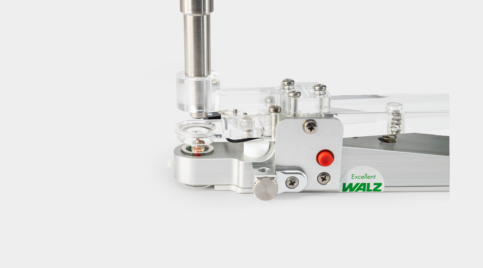 90&deg; fiberoptics adapter attached to leaf clip