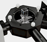 DUAL-PAM-100 measuring heads connected to a special optical unit for measurement of suspensions