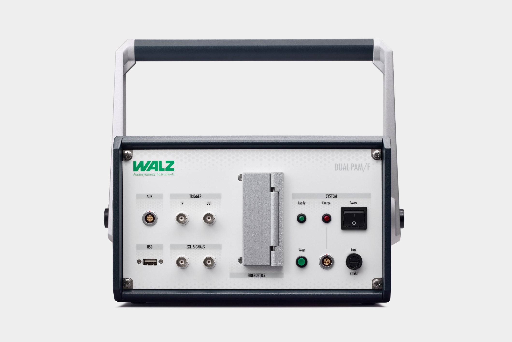 Front view of FIBER version of DUAL-PAM-100