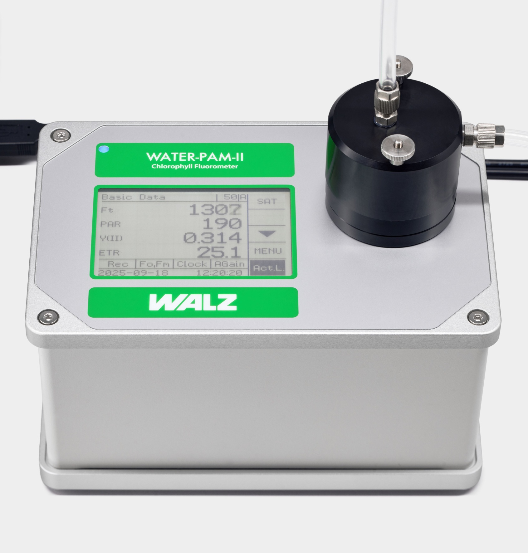 WATER-PAM-II with mounted flow through unit