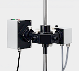 Optical Unit ED-101US/MP with Multi-Color-Emitter Unit PHYTO-II-E and Photomultiplier-Detector Unit PHYTO-II-D and Miniature Magnetic Stirrer PHYTO-MS.
 