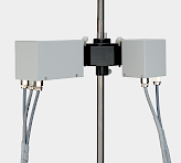 WALZ DUAL-DAO detector and DUAL-EAO emitter module in 90 degree ankle for measuring Acridine Orange/Yellow fluorescence quenching by photosynthetic delta pH