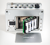 WATER-PAM-II can be powered by standard AA batteries